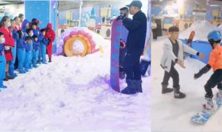 广东人实现打雪仗堆雪人的快乐