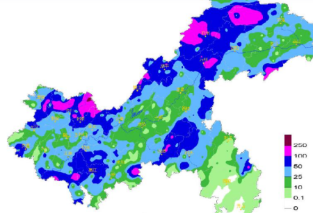 重庆万州遇暴雨 说说重庆的雨有多大